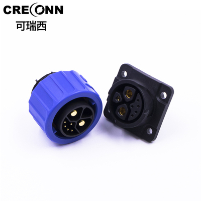 M23电动车防水连接器公母头